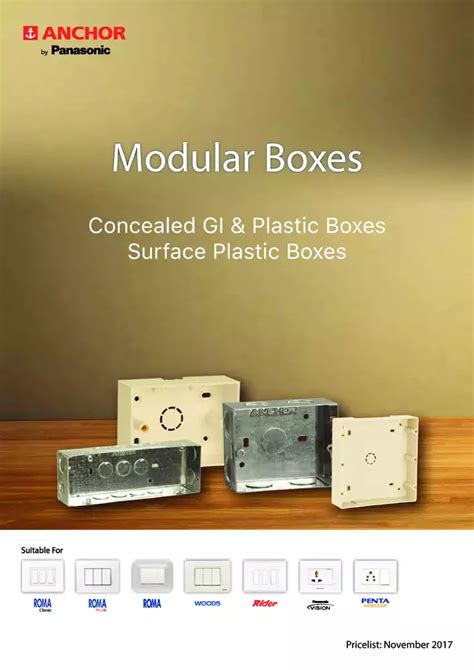 legrand metal box|modular box size list.